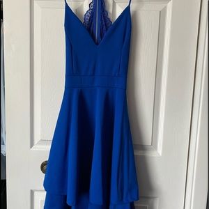 Royal blue dress